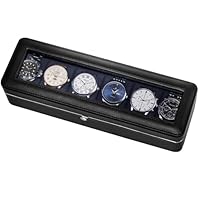 Amazon.co.jp: Anyasun 腕時計ケース 6本 腕時計収納ボックス